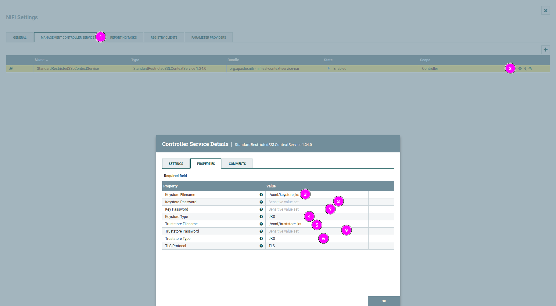 Configuring the SSL Context Service