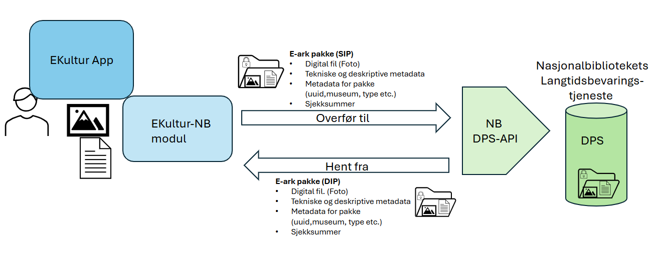 Skisse for bevaring av museenes digitale kulturarv