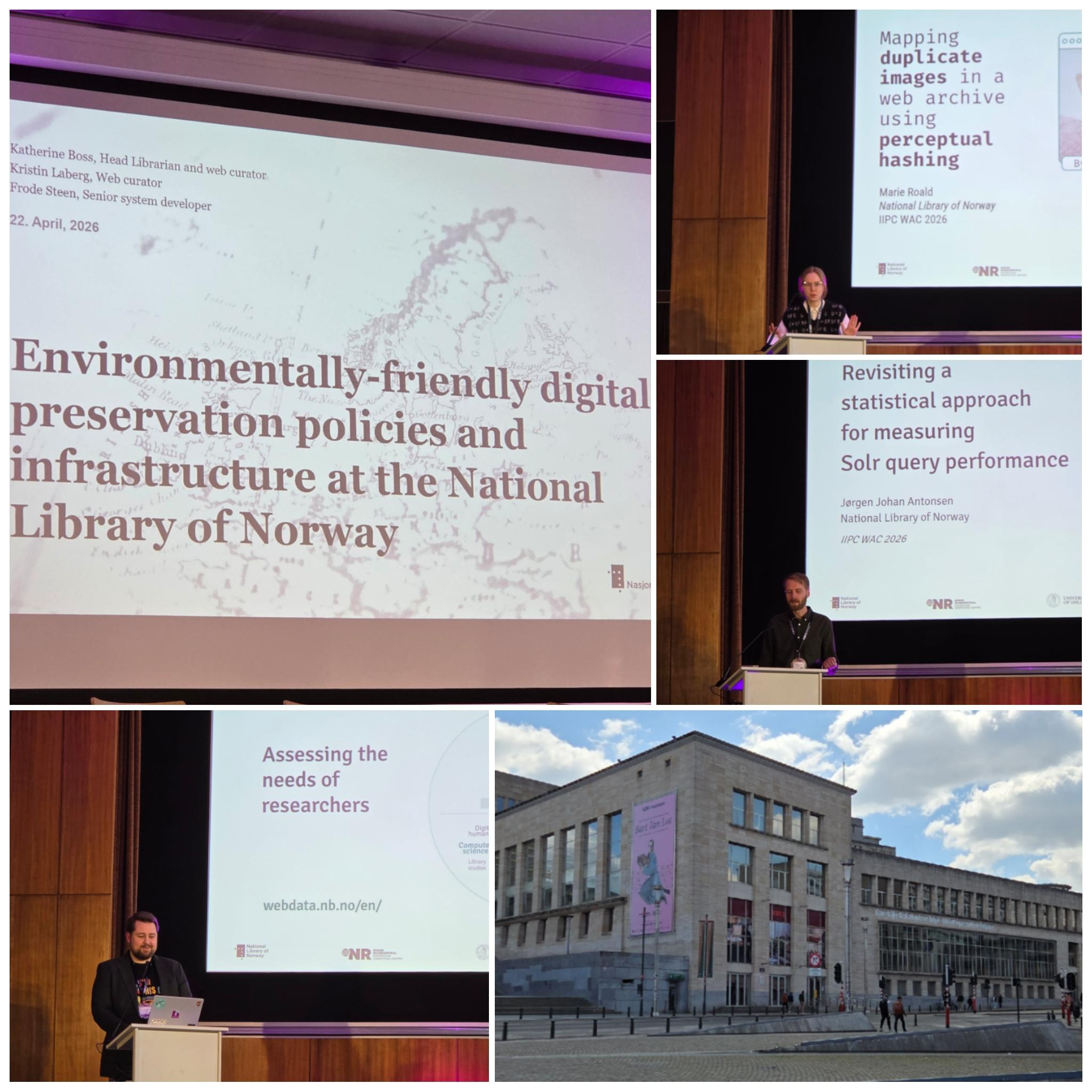 Collage National library contributions